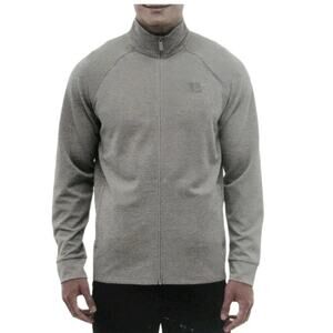 Bench Urbanwear Jacket Men L Gray Full Zip Moisture Wicking Activewear Athletic